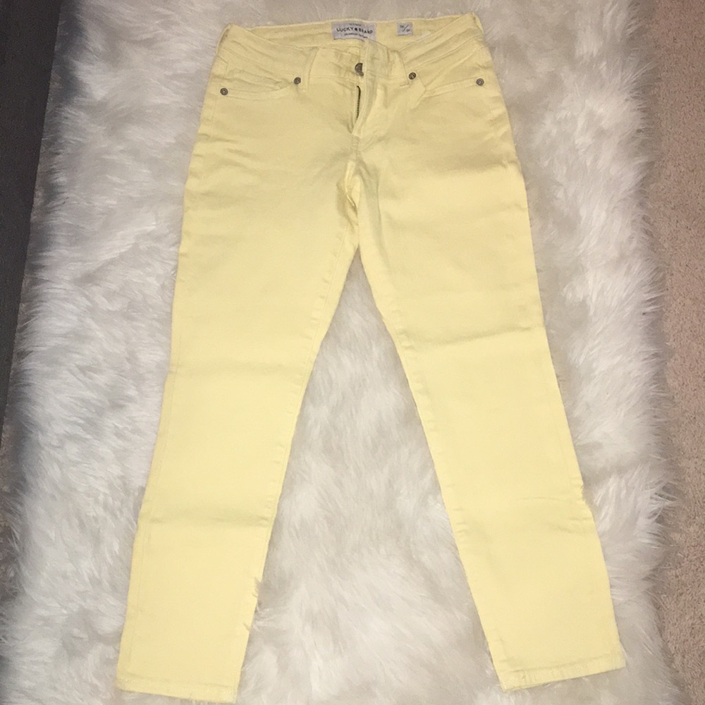 Light yellow jeans. Send offers!!